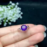 S925 Gold-Plated Moissanite Ring Settings - 6x6 & 8x8mm Round DIY