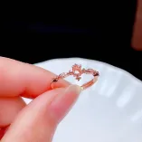 S925 Gold Plated Ring Setting - Minimalist 3mm Round Ruby/Sapphire/Emerald Mounting