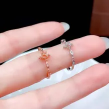 S925 Gold Plated Ring Setting - Minimalist 3mm Round Ruby/Sapphire/Emerald Mounting