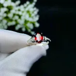 S925 Gold-Plated Ring Settings for Oval Stones - 5x7 to 9x11mm Unset