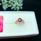 S925 Gold-Plated Ring Settings for Oval Stones - 5x7 to 9x11mm Unset