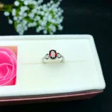 S925 Gold-Plated Ring Settings for Oval Stones - 5x7 to 9x11mm Unset