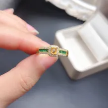 S925 Silver Ring Setting for 3x4mm Oval Gemstones - Ruby Sapphire Emerald