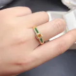 S925 Silver Ring Setting for 3x4mm Oval Gemstones - Ruby Sapphire Emerald