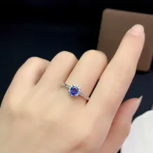 S925 Sterling Silver 18K Gold Plated Adjustable Ring Setting for 4x5mm Oval Gems