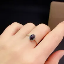 S925 Sterling Silver 18K Gold Plated Rope-Twist Bezel Ring Setting for 5x7mm Cabochons