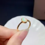 S925 Sterling Silver 18K Gold Plated Rope-Twist Bezel Ring Setting for 5x7mm Cabochons