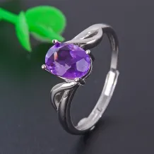 S925 Sterling Silver Adjustable Ring Settings for 6x8 8x10 10x12mm Stones (Unset)