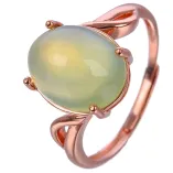 S925 Sterling Silver Adjustable Ring Settings for 6x8 8x10 10x12mm Stones (Unset)