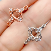 S925 Sterling Silver Ring For Oval 4x6mm Colored Gemstones