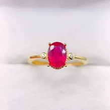 S925 Sterling Silver Ring Mount for 5x7mm Oval Gemstones