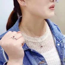 S925 Sterling Silver Two-Tone 18K Gold RIng Jewelry Settings Collection