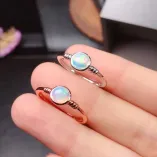 Silver Plated 18k Gold Ring Settings Without Stones For Oval 4*4/5*5/6*6mm Gemstone
