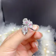 Silver Plated Ring Bezel Setting For Oval 5x7mm Ruby And Sapphire Emerald