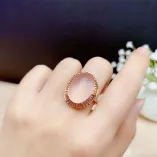 Vintage 18K Gold Plated Sterling Silver Ring Setting - Oval 13x18/18x25mm Open Back Mount for Crystal/Gemstonesv