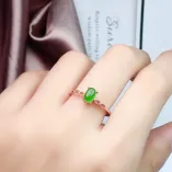 Women's S925 Adjustable Silver Ring Settings for 4x6mm to 8x10mm Oval Stones