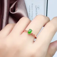 Women's S925 Adjustable Silver Ring Settings for 4x6mm to 8x10mm Oval Stones