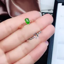 Women's S925 Adjustable Silver Ring Settings for 4x6mm to 8x10mm Oval Stones