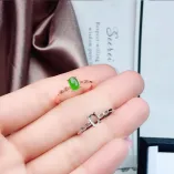 Women's S925 Adjustable Silver Ring Settings for 4x6mm to 8x10mm Oval Stones