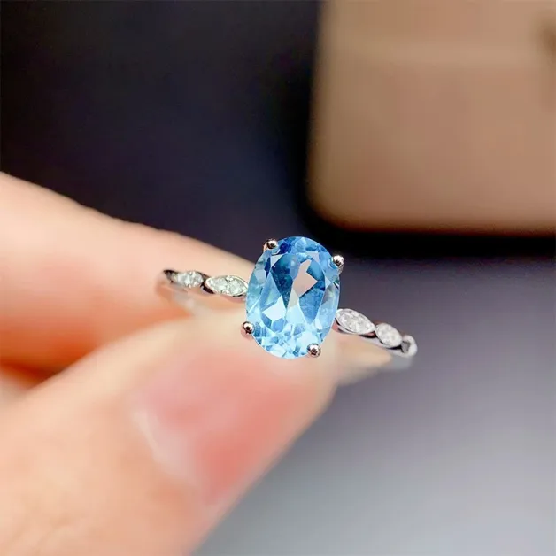 S925 18K Gold Plated Ring Setting Japanese Minimalist Style for 6x8mm Oval Gemstones